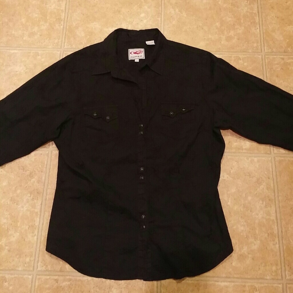 Roper long sleeve sz L